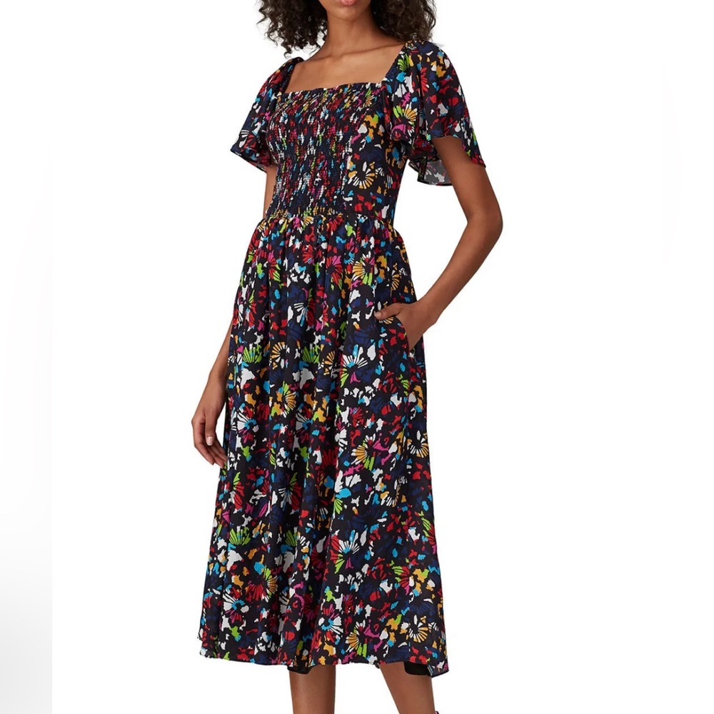 Tanya Taylor Glenda Dress, 100% Silk, Size M